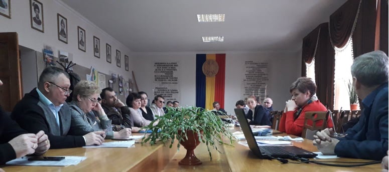 Participanții ședinței privind lansarea proiectului FAO în raionul Orhei
